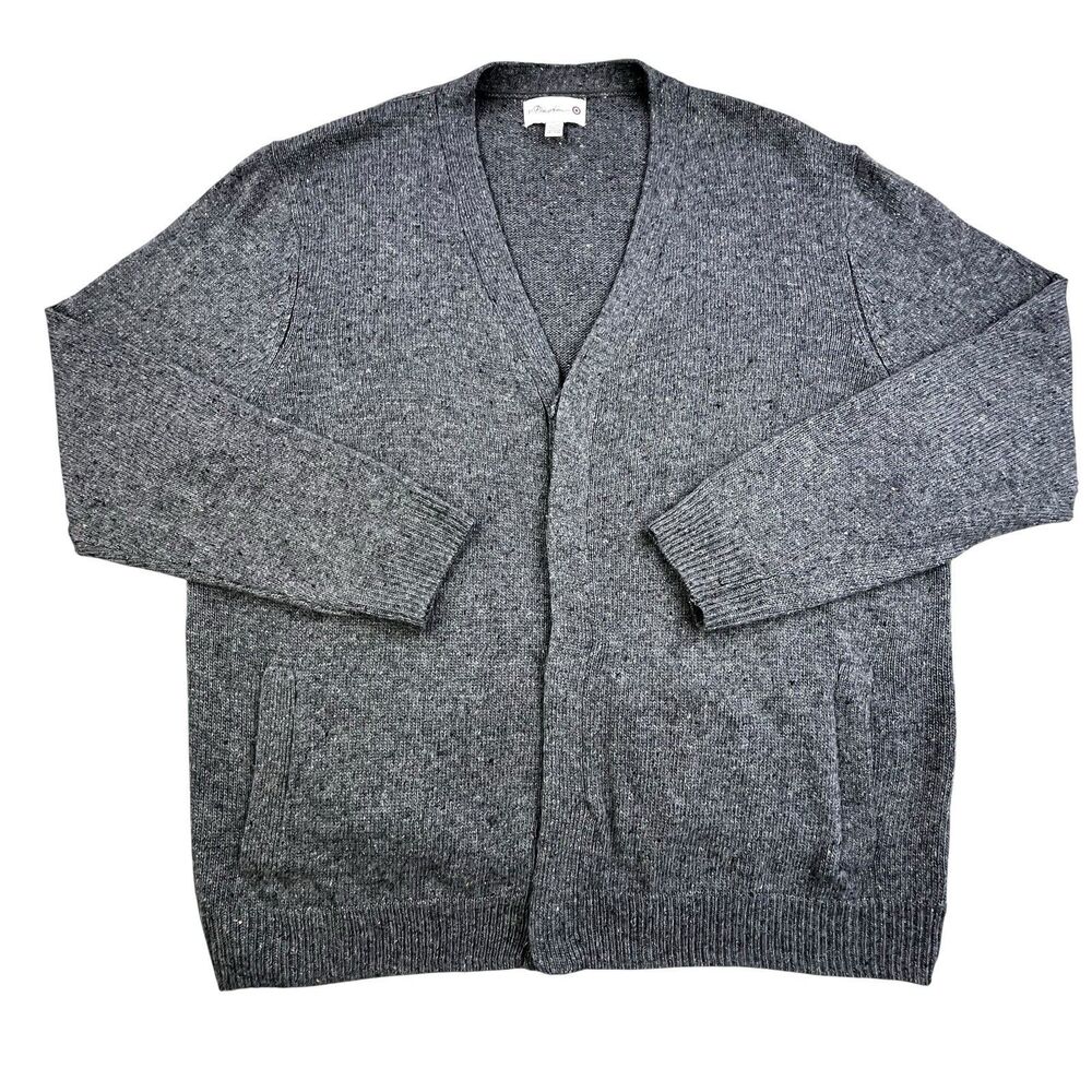 3.1 Phillip Lim Target Cardigan Sweater Mens XL Gray Wool Blend Button Pockets